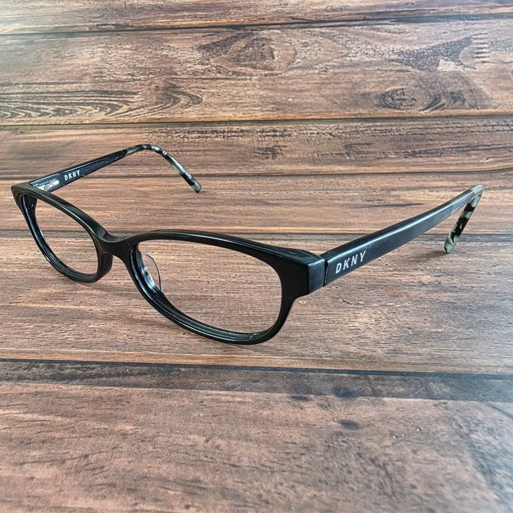 DKNY Eyeglasses‎ womens Black 52-16-135 Plastic Frame Stylish